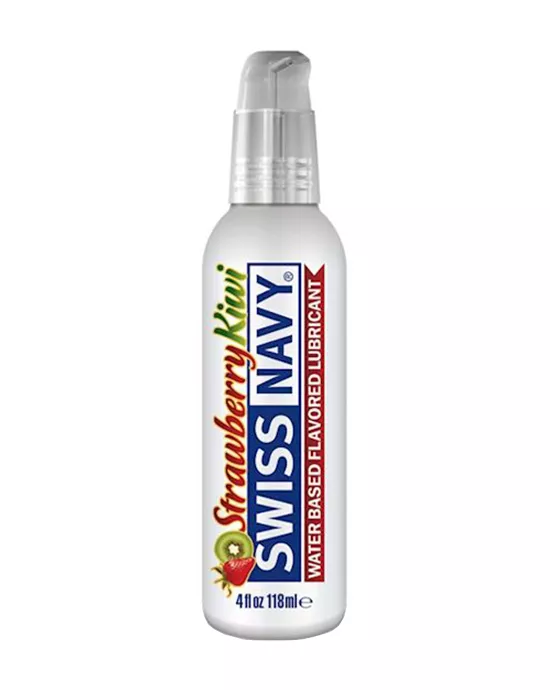 Swiss Navy Flavored Lubricant Strawberry Kiwi 4oz 118ml