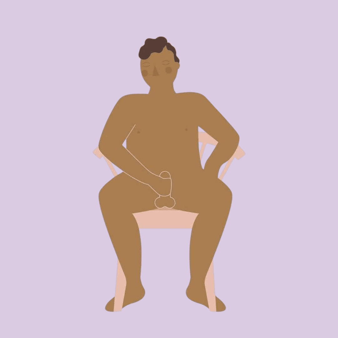 The Spreader Penis Masturbation Position